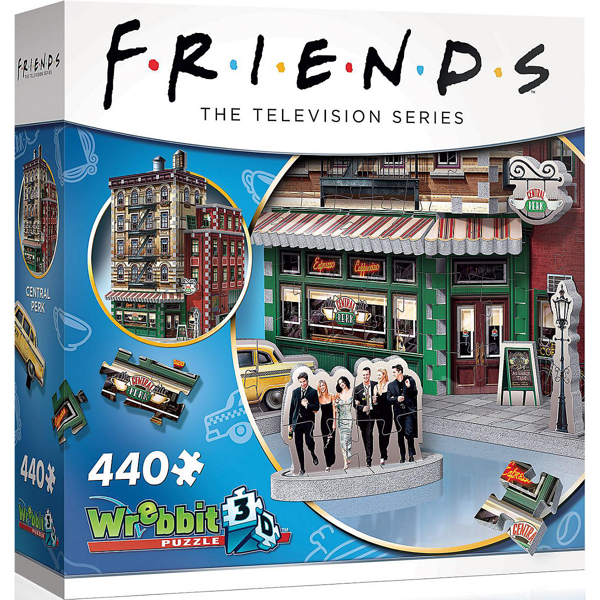 Wrebbit 3D Puzzle Friends Central Perk 440 Teile