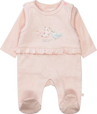 Kanz Pyjama Baby Kinder in rosa Strampler 80 86 92 Ausverkauf Aktion Katzenmotiv 