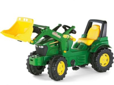 Trecker Trettraktor Traktor Anhänger Kipper Kinder Spielzeug Elektrotraktor 