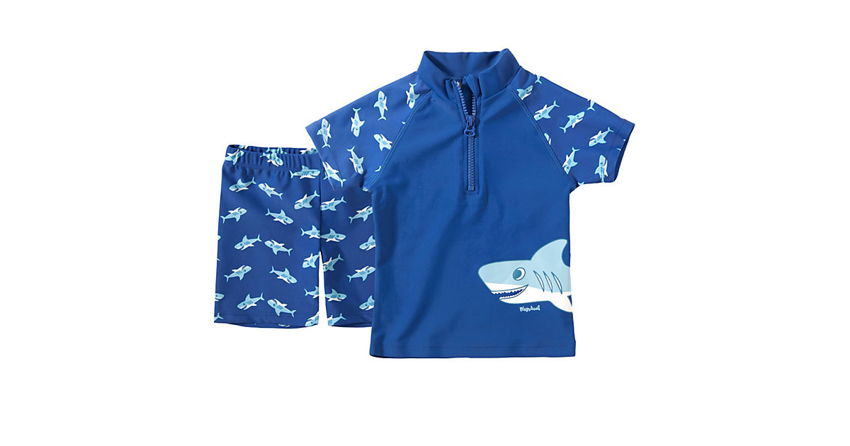 2-teiliger Kinder Schwimmanzug mit UV Schutz blau Gr. 74/80 Jungen Baby