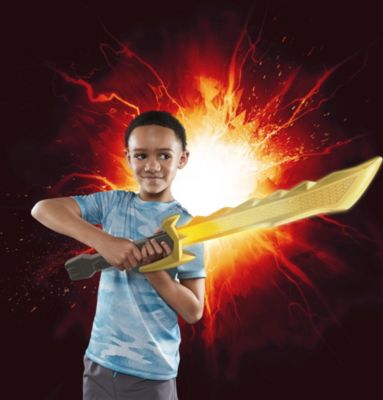 Power Rangers DNF MEGAFURY Saber – Giocattolo Per Bambini 5+ Con Luci E Suoni – Richiede 2 Batterie AA