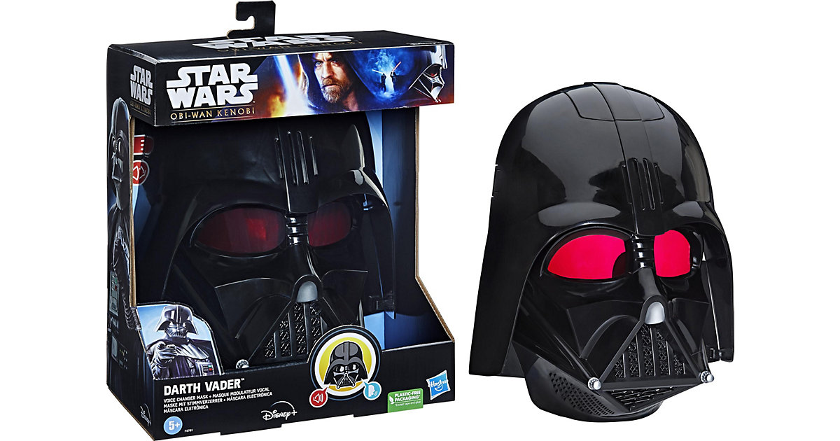 Spielzeug/Kostüme: Hasbro Star Wars Darth Vader Maske mit Stimmverzerrer Jungen Kinder