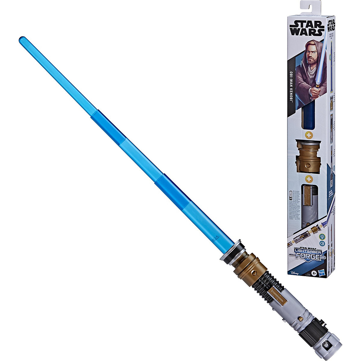 Star Wars Lightsaber Forge Obi-Wan Kenobi elektronisches blaues Lichtschwert