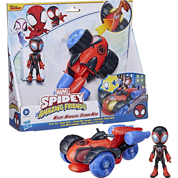 Marvel Spidey and His Amazing Friends Leuchtender Techno-Racer