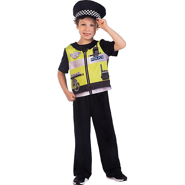 Kinderkostüm Polizist nachhaltig Alter 6-8 Jahre