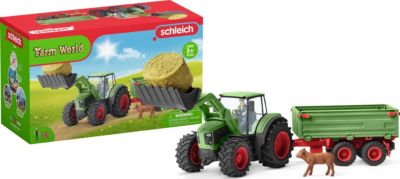 Schleich 42379 Traktor mit Anhänger 