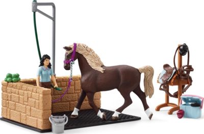 Image of Horse Club Waschplatz mit Emily & Luna, Spielfigur