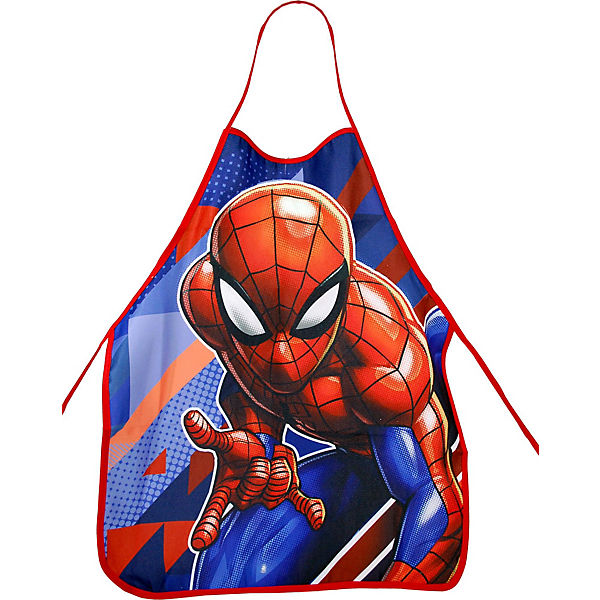Kochschürze/Backschürze Spider-Man, inkl. Kochmütze. Einheitsgröße