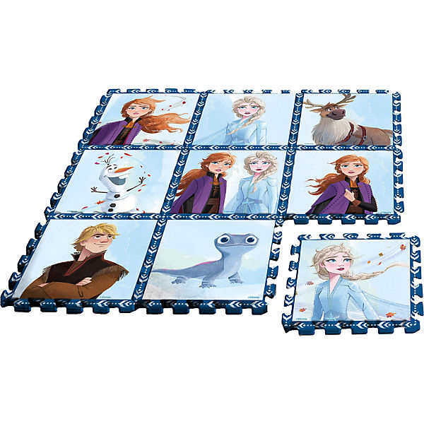 Puzzlematte/Fußbodenpuzzle Disney Die Eiskönigin, 9 Teile, inkl. Tasche