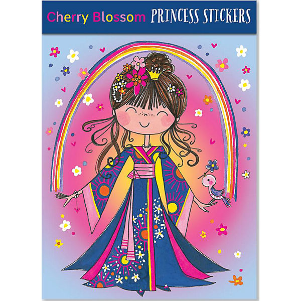 Sticker-Set Kirschblüten-Prinzessin inkl. 80 Sticker, 18 x 13 cm