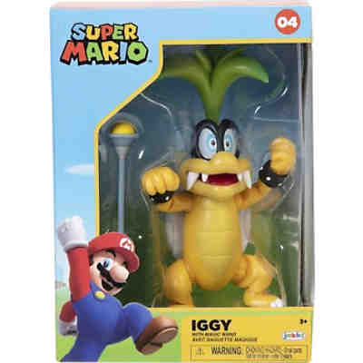 Super Mario Figur Iggy with Magic Wand, 10 cm