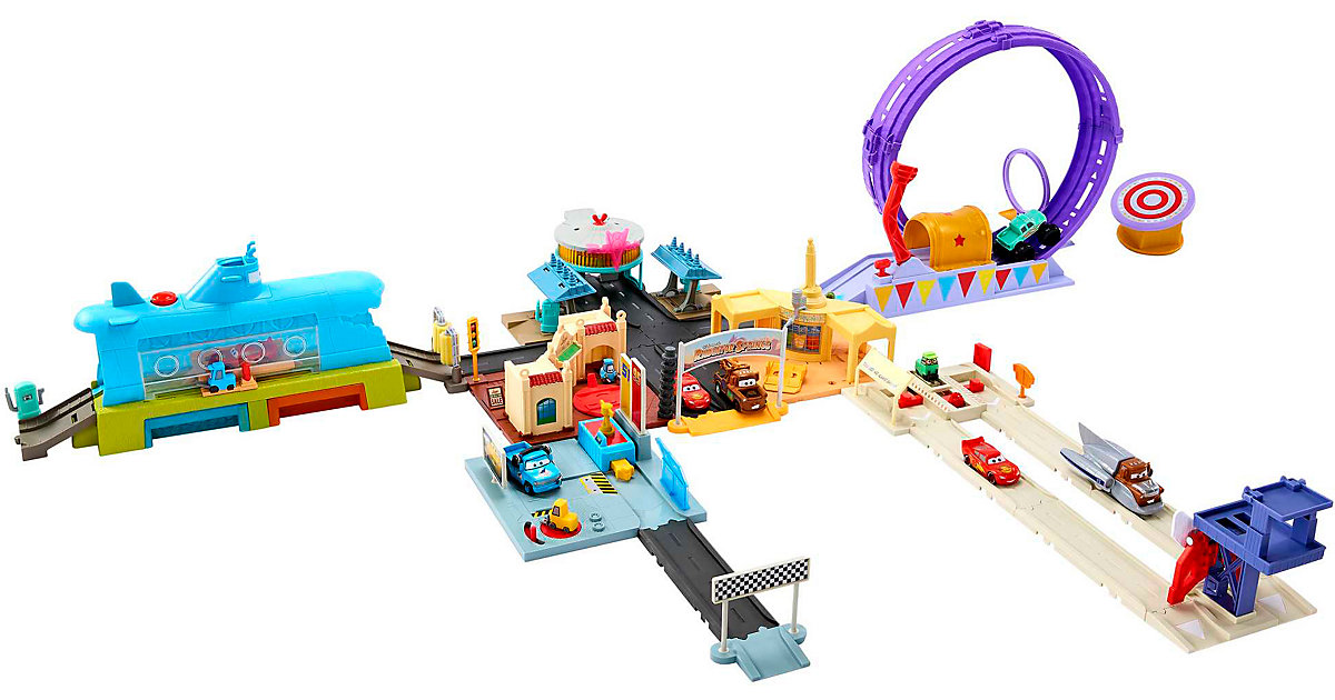 Spielzeug: Mattel Disney Pixar Cars Disney+ Showtime Loop Playset – Circus