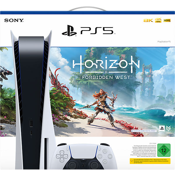 PS5 Playstation 5 Konsole mit Laufwerk inkl. Horizon Forbidden West & PS5 FIFA 22