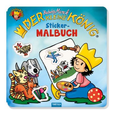 Image of Buch - Trötsch Der kleine König Malbuch Stickermalbuch