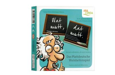 Wat mutt, dat mutt Das Plattdeutsche Weisheitenspiel, Anaconda Verlag myToys