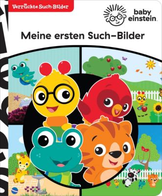Image of Buch - Baby Einstein - Meine ersten Such-Bilder - Verrückte Such-Bilder, groß - Wimmelbuch Kinder ab 18 Monaten - Pappbilderbuch mit wattiertem Umschlag Kleinkinder