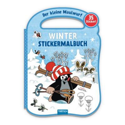 Image of Buch - Trötsch Der kleine Maulwurf Winter-Stickermalbuch