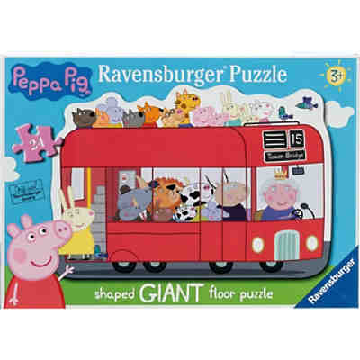 Bodenpuzzle Peppa Pig Shaped Bus, 24 Teile