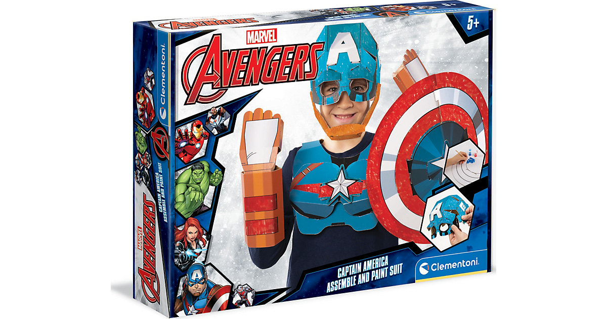 Spielzeug/Kostüme: Clementoni Captain America Maske Jungen Kinder