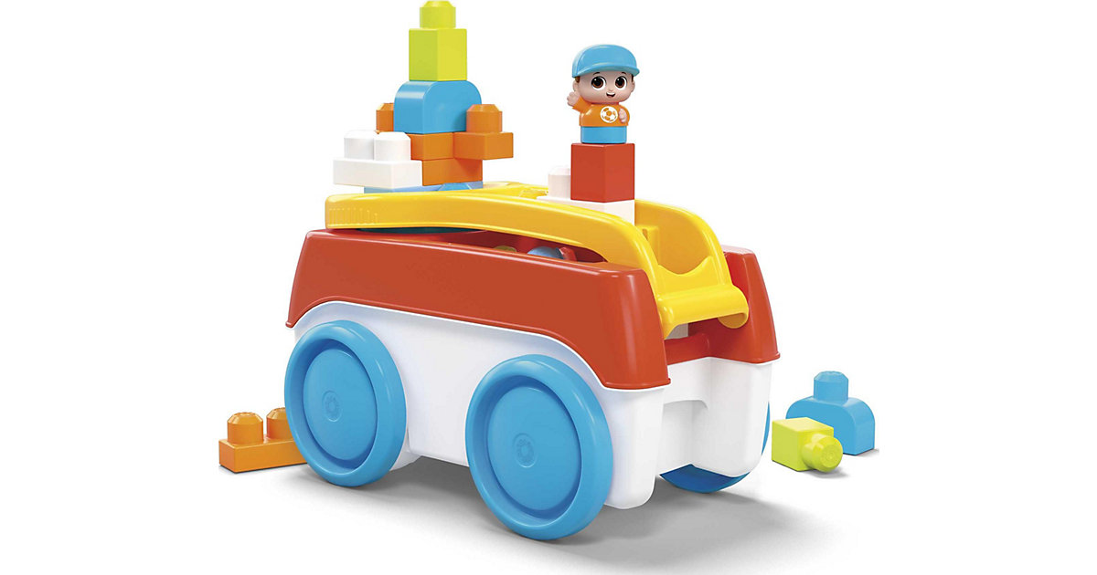 Spielzeug: Mattel MEGA BLOKS Bauset Drehwagen Bausteine mit 1 Drehwagen Kinder