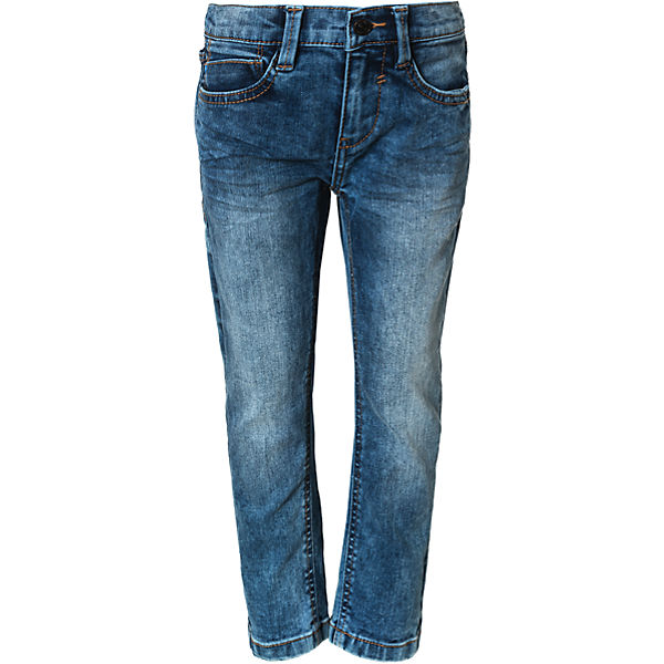 Jeans Slim Fit für Jungen, Passform Regular