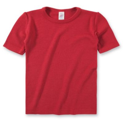 Unterhemd Wolle/Seide rot Gr. 92 Mdchen Kleinkinder
