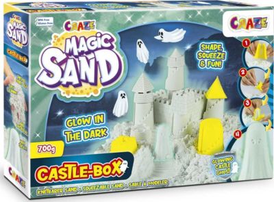 Glow in the Dark CRAZE Magic Sand Castle-Box 