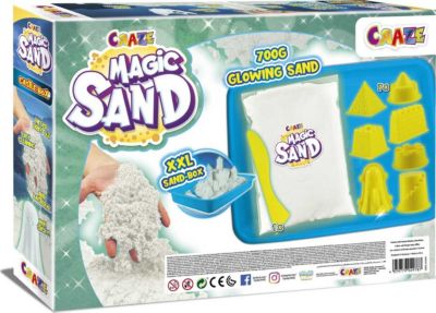 Glow in the Dark 700 Gramm Sand Magic Sand Castle Box 