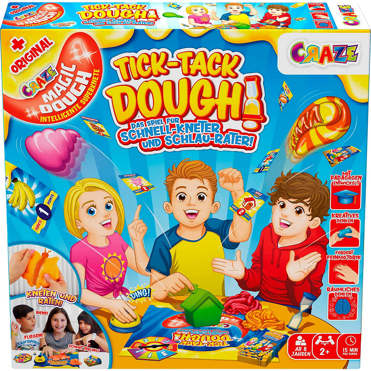 Magic Dough Game Tick Tack Dough