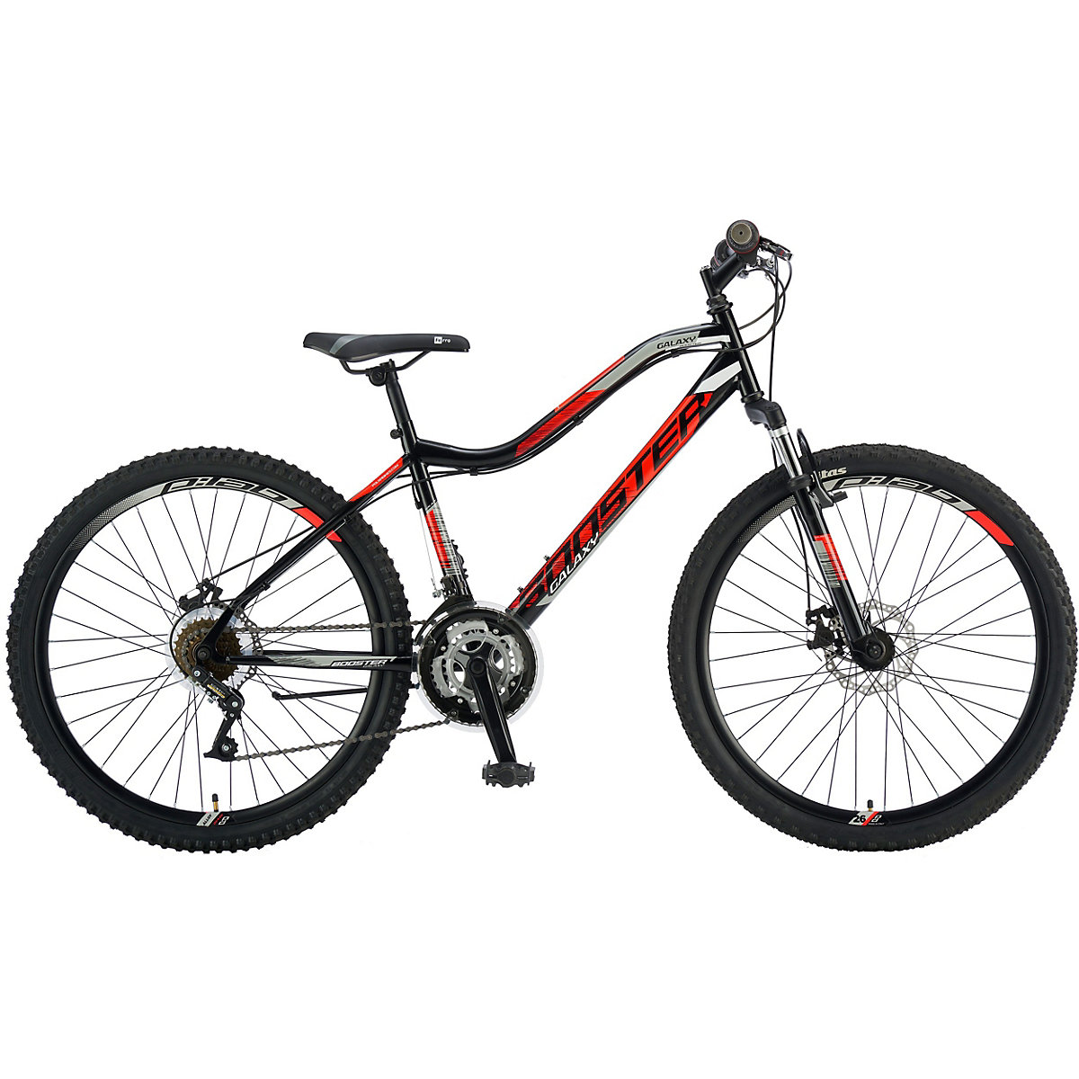 breluxx 26 Zoll Mountainbike FS Galaxy Sport D2 Scheibenbremsen schwarz rot breluxx 26 Zoll Mountainbike FS Galaxy Sport D2 Scheibenbremsen schwarz rot