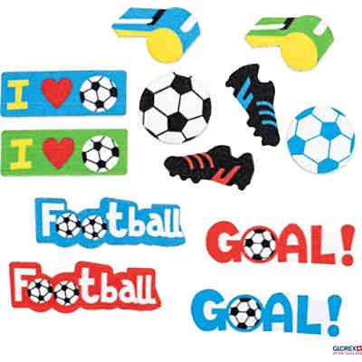 Moosgummi-Sticker Fußball