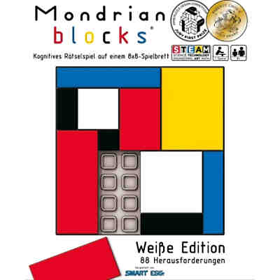 Brettspiel Mondrian Blocks Weiße Edition