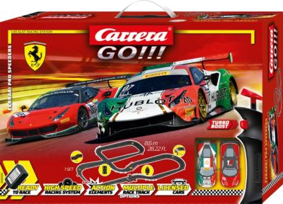 CARRERA GO!!! - Ferrari Pro Speeders Autorennbahn mit Ferrari 488 GT3  „Squadra Corse Garage Italia, 