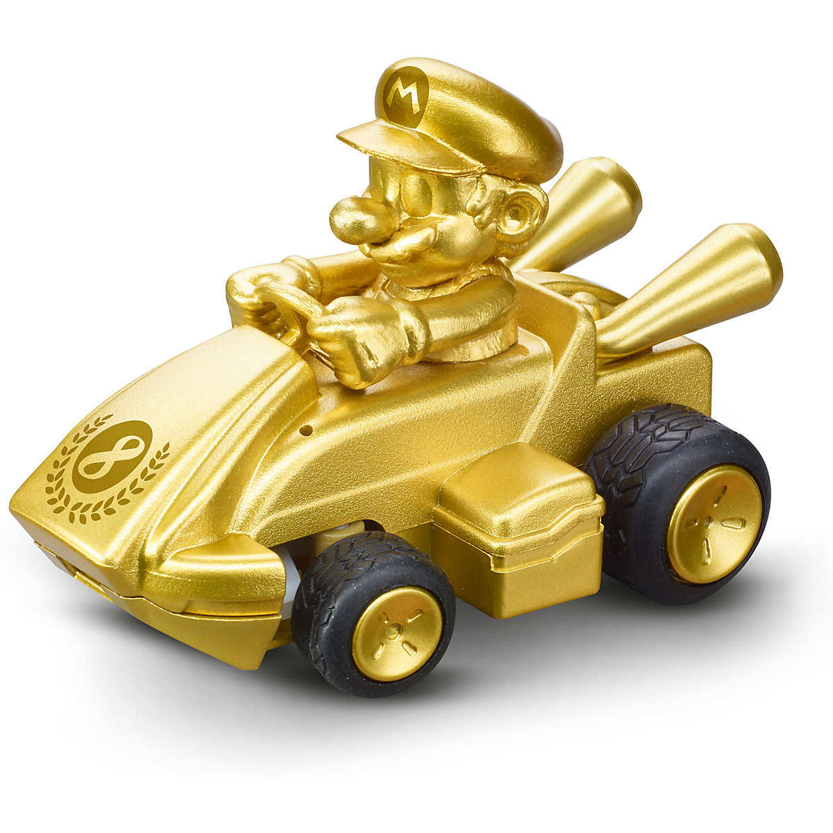 CARRERA RC 2 4GHz Mario Kart Mini RC Mario Gold Ferngesteuertes Auto für Kinder ab 6 Jahren