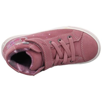Lurchi Mädchen Schnürhalbschuhe Swan-Tex Klettschuh Kinderschuhe Ziersteine Veloursleder uni Halbschuhe