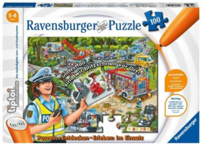 RAVENSBURGER 00575 Puzzle interattivo Il Castello Tiptoi 100pz 