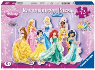 Контурный пазл "Дисней принцессы" Ravensburger, 72 детали