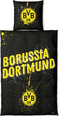 Borussia Dortmund BVB-Bettwäsche Glow in the Dark 135x200cm 