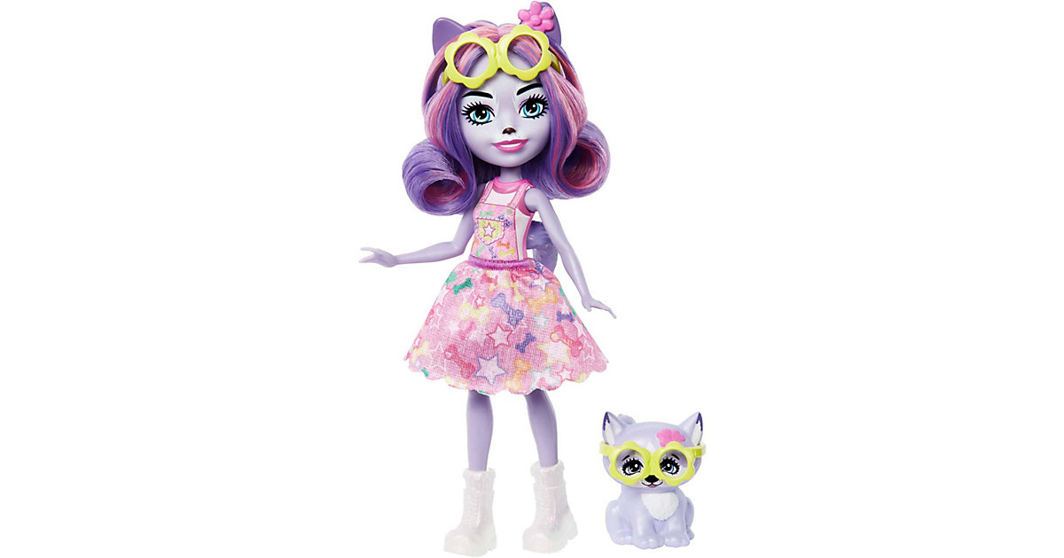 Spielzeug/Puppen: Mattel Royal Enchantimals OS Husky lila