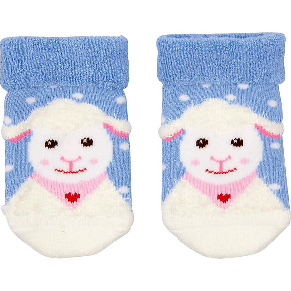 Geschenkset Lämmchen (Socken&Armrassel) - BabyGlück