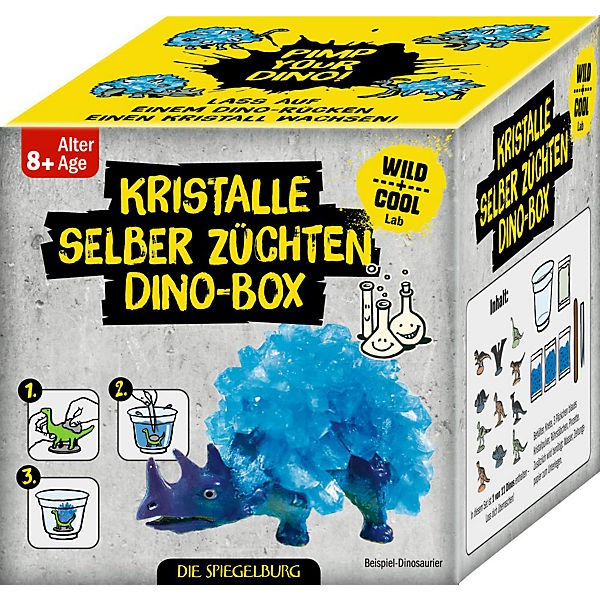 Kristalle selber züchten "Dino-Box" - Wild+Cool