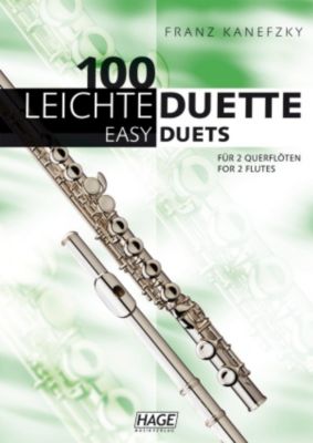 Buch - 100 leichte Duette 2 Querflten, 100 Easy Duets for 2 Flutes Kinder