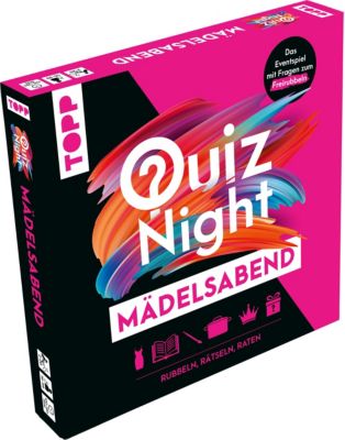 frechverlag TOPP Quiznight Mädelsabend: RUBBELN RÄTSELN RATEN
