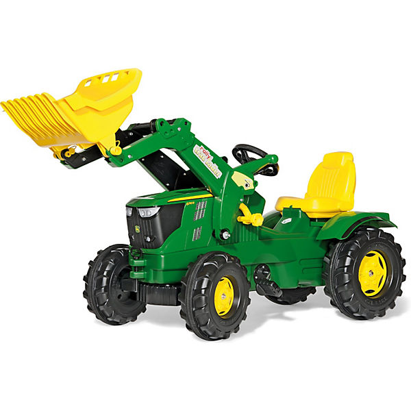 Trettraktor 3 – 8 Jahre mit Frontlader, Transportmulde, Schaltung, Bremse 710379 Rolly Toys Traktor John Deere 7930