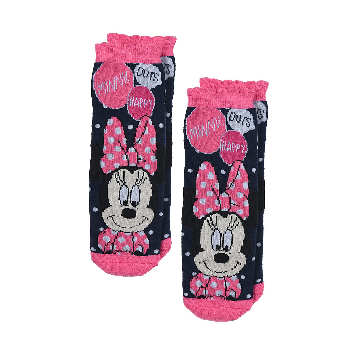 Minnie Mouse Stopper-Socken mit Gumminoppen