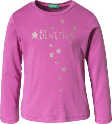 United Colors Of Benetton Baby Mädchen T-Shirt - Bio Baumwolle Langarm