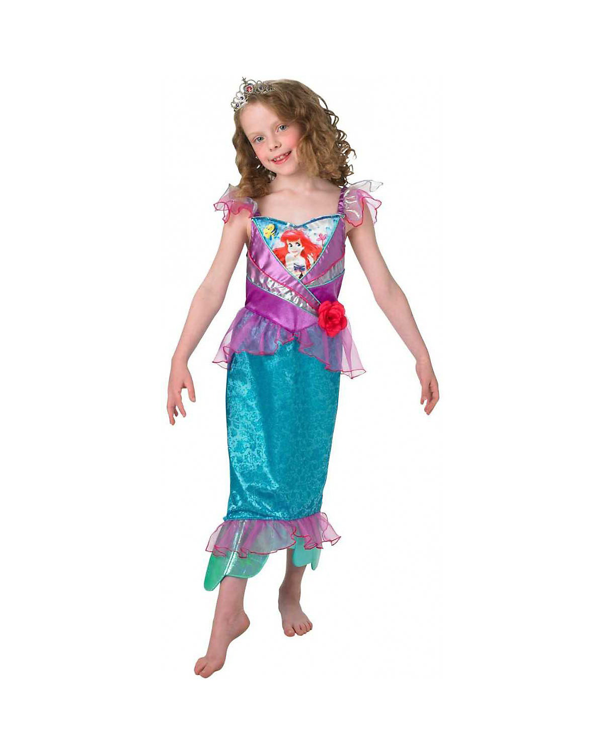 Rubie´s Disney Prinzessin Arielle Glanzkostüm für Kinder