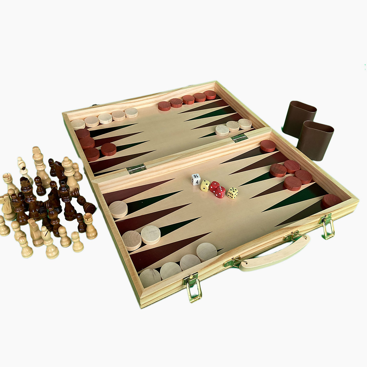 Small Foot Backgammon Koffer & Schach