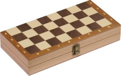 Schachspiel in Holzklappkassette, goki myToys