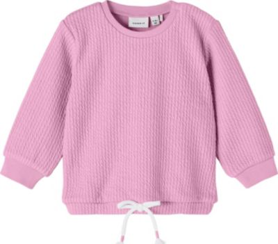 Baby Sweatshirt NBFLILI , Organic Cotton lila Gr. 62 Mädchen Kinder